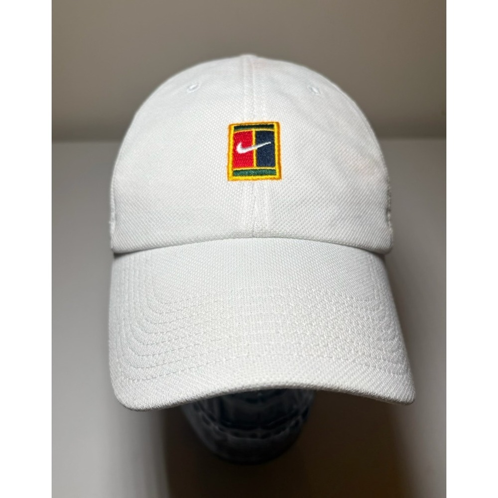Nike Heritage 86 White Court Logo Cap Men's Hat Tennis ADULT UNISEX